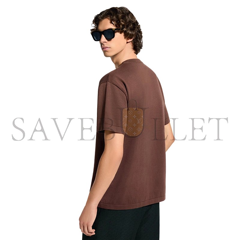 LOUIS VUITTON SHORT-SLEEVED CREWNECK WITH SIGNATURE 1AK715